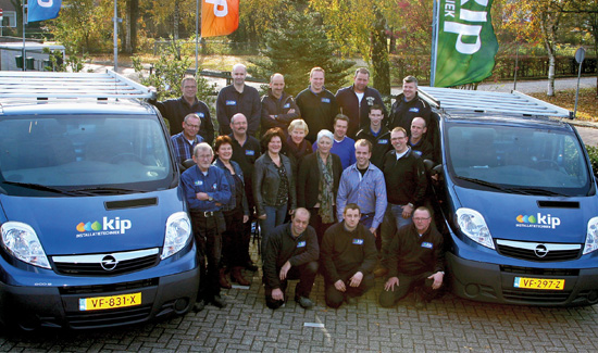 Het team van Kip Installatietechniek Het team van Kip Installatietechniek